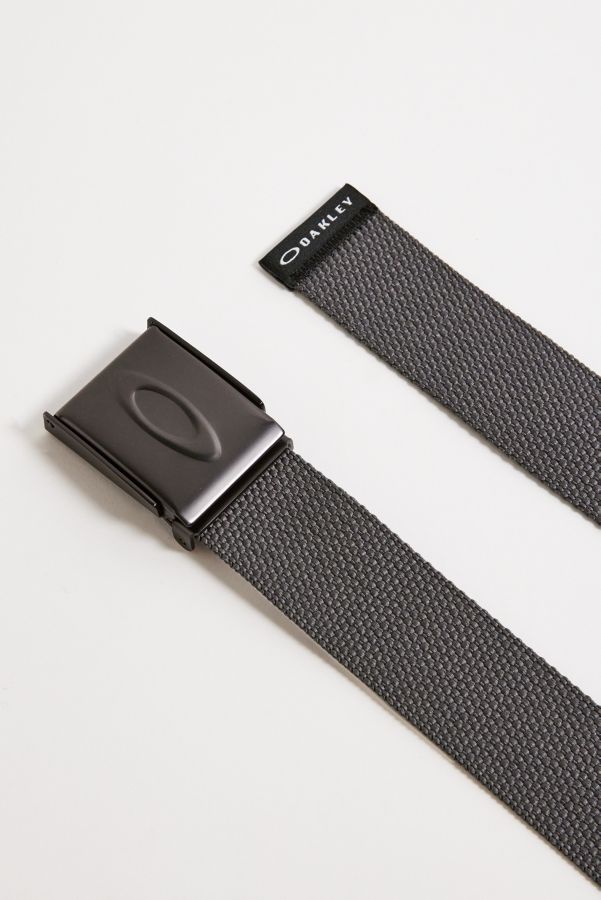 Slide View: 2: Oakley Grey Ellipse Webbing Belt