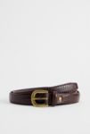 Thumbnail View 2: Loom Brown Croc Belt