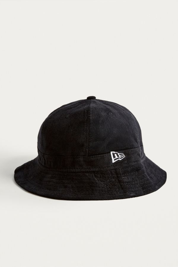New Era Corduroy Black Bucket Hat | Urban Outfitters UK