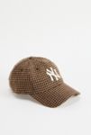 Thumbnail View 1: Casquette 9TWENTY New Era NY Pied-de-poule Marron