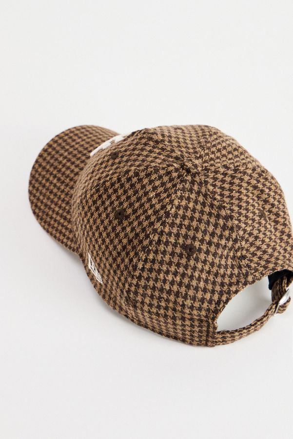 Slide View: 3: Casquette 9TWENTY New Era NY Pied-de-poule Marron