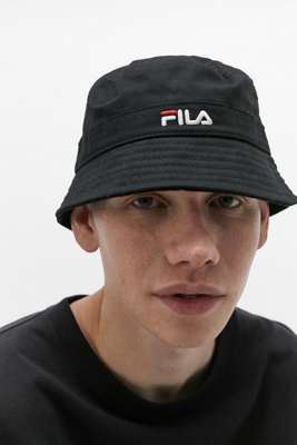 bucket hat fila black