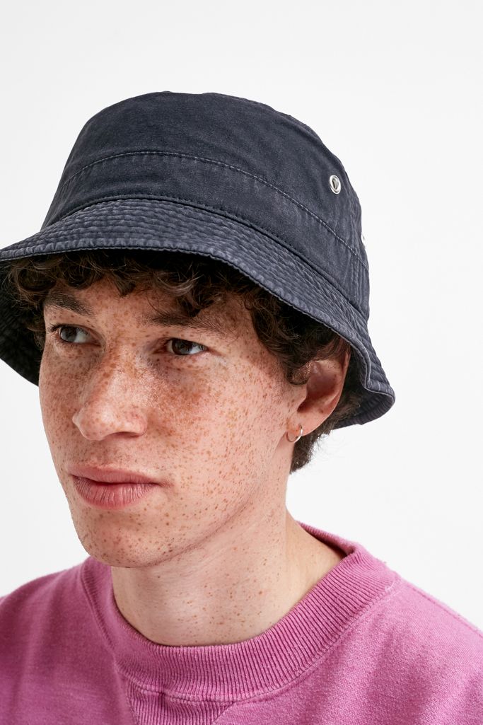 UO Washed Black Bucket Hat Urban Outfitters UK