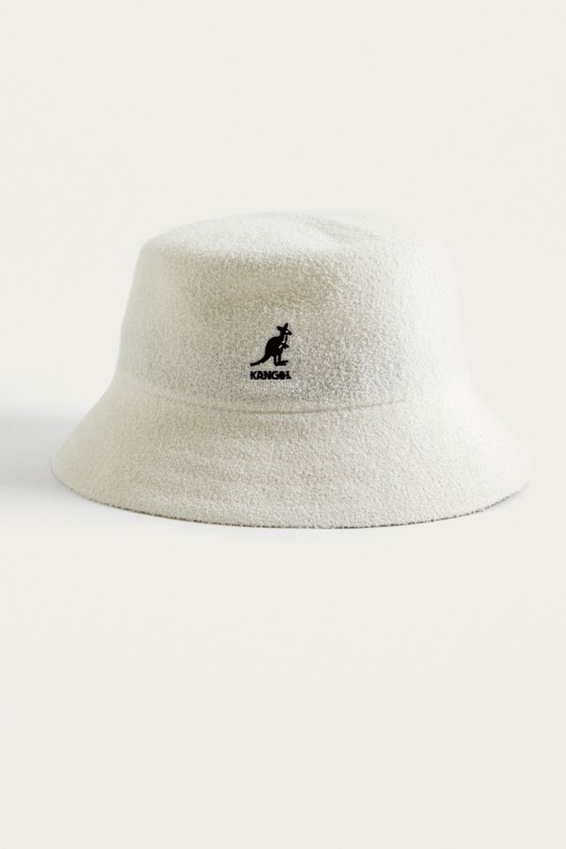 Kangol Bermuda White Bucket Hat Urban Outfitters UK