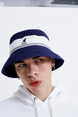 kangol bucket hat navy