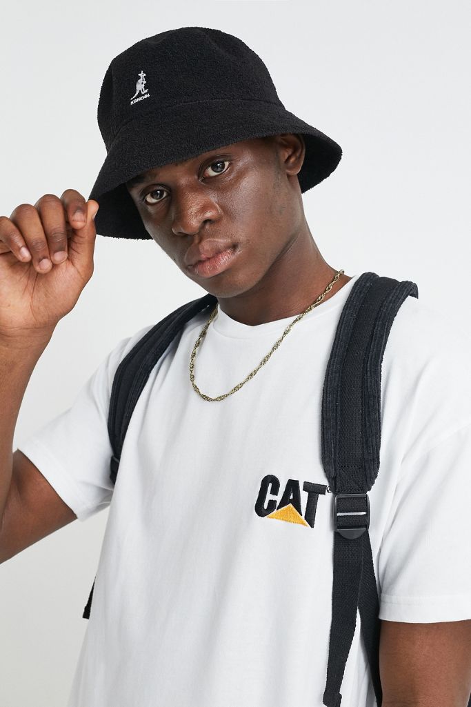 Kangol Bermuda Black Bucket Hat Urban Outfitters UK