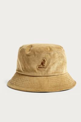 kangol beige bucket hat