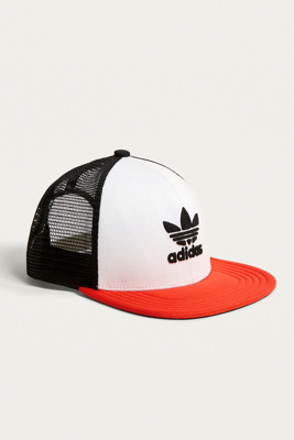 red and white adidas hat