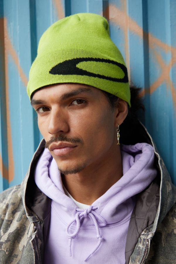 Slide View: 2: Oakley Light Green Ellipse Beanie