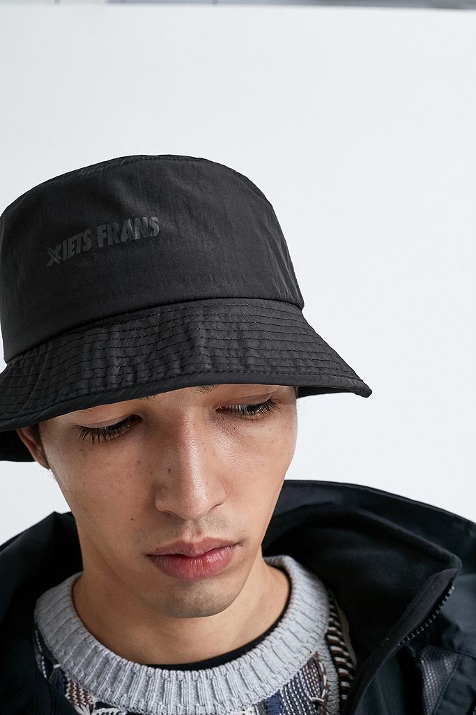 iets frans… Black Nylon Bucket Hat | Urban Outfitters UK