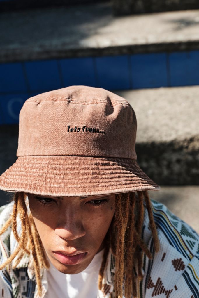 iets frans… Washed Brown Bucket Hat Urban Outfitters UK