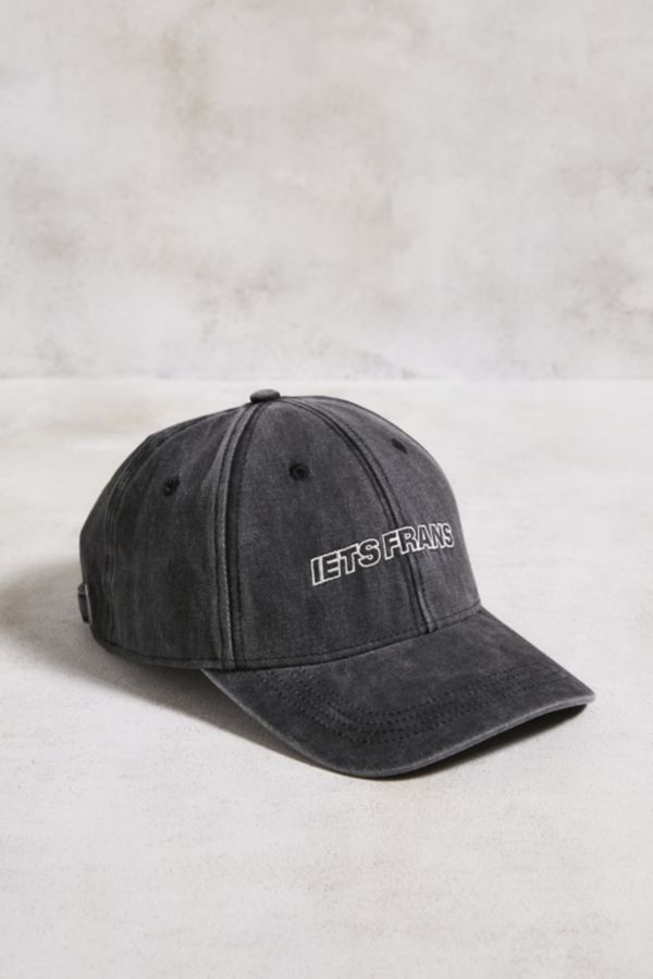 Vista de diapositivas: 1: iets frans... Gorra de béisbol negra lavada