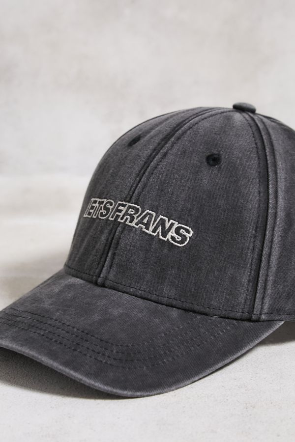 Vista de diapositivas: 3: iets frans... Gorra de béisbol negra lavada