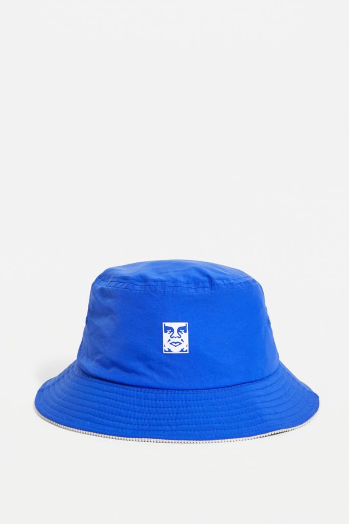 OBEY Icon Blue Reversible Bucket Hat | Urban Outfitters UK