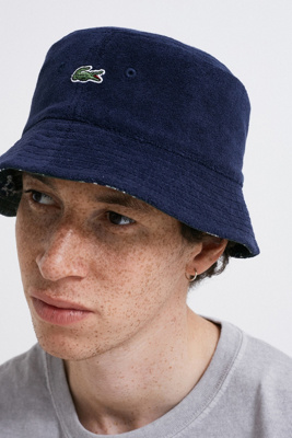 lacoste black bucket hat