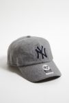 Thumbnail View 1: '47 Brand NY Yankees Grey Clean Up Baseball Cap