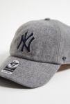 Thumbnail View 2: '47 Brand NY Yankees Grey Clean Up Baseball Cap