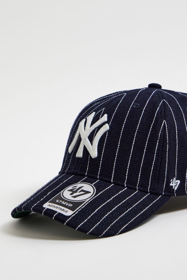 Vista diapositiva: 2: Cappellino da Baseball NY Yankees Navy Pinstripe di '47 Brand