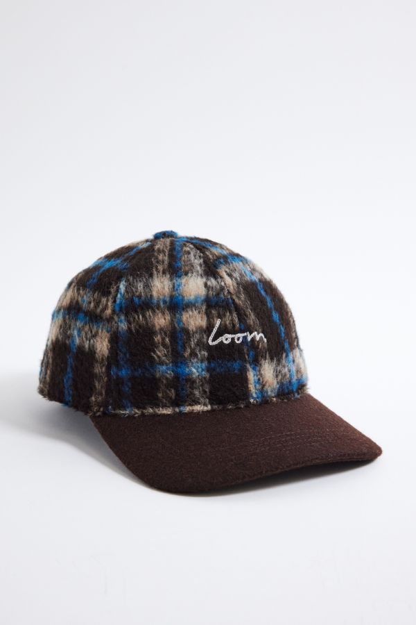 Slide View: 1: Loom Check Wool Cap