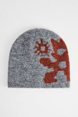 Ayker Grey Skull Beanie
