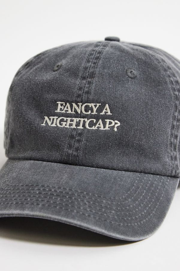 Slide View: 2: UO Nightcap Gewaschene Schwarze Baseballkappe