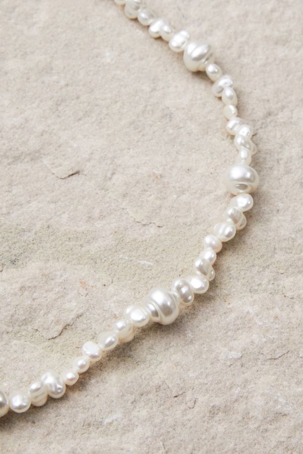 Slide View: 3: Silence + Noise Pearl Choker Necklace 