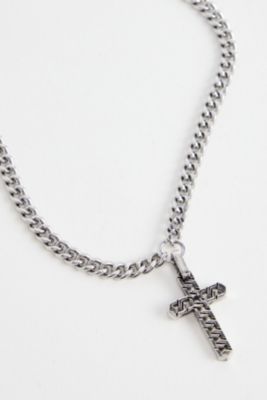 Collana con Ciondolo a Croce con Catena Icon Brand