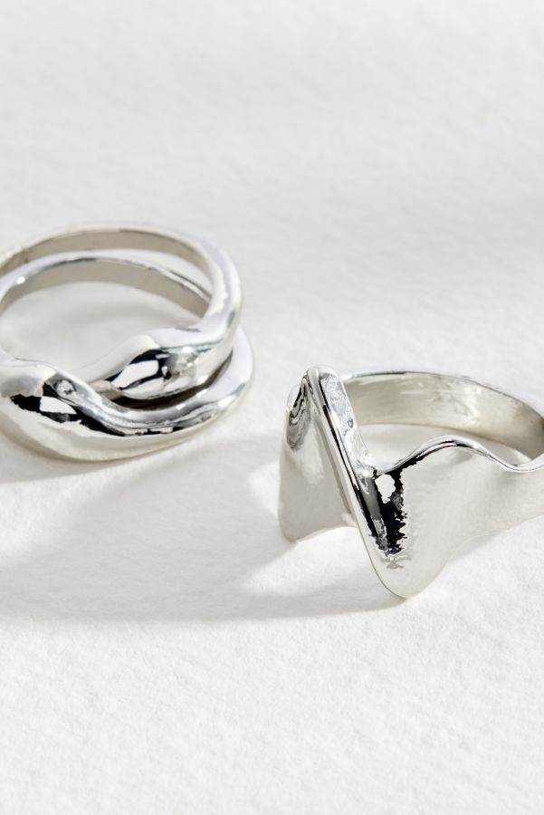 Slide View: 2: Silence + Noise Twist Rings 2-Pack