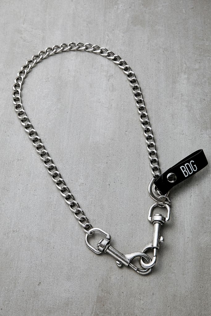 BDG Embossed Tab Wallet Chain Urban Outfitters UK