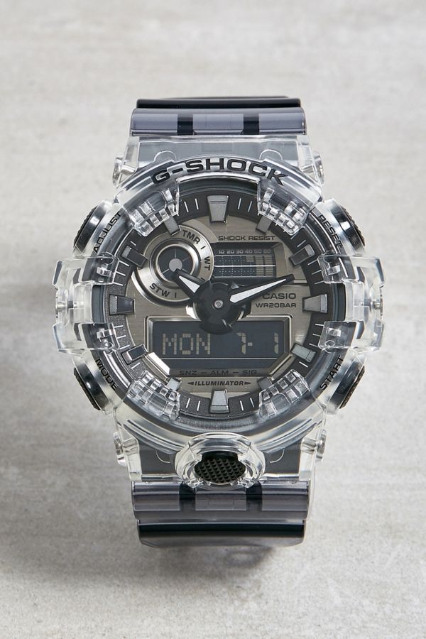 Casio G Shock Ga700 Clear Skeleton Watch Urban Outfitters Uk