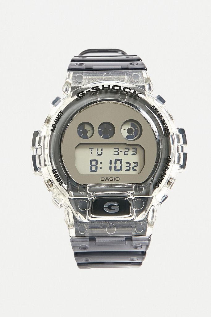 Casio GShock DW6900 Clear Skeleton Watch Urban Outfitters UK