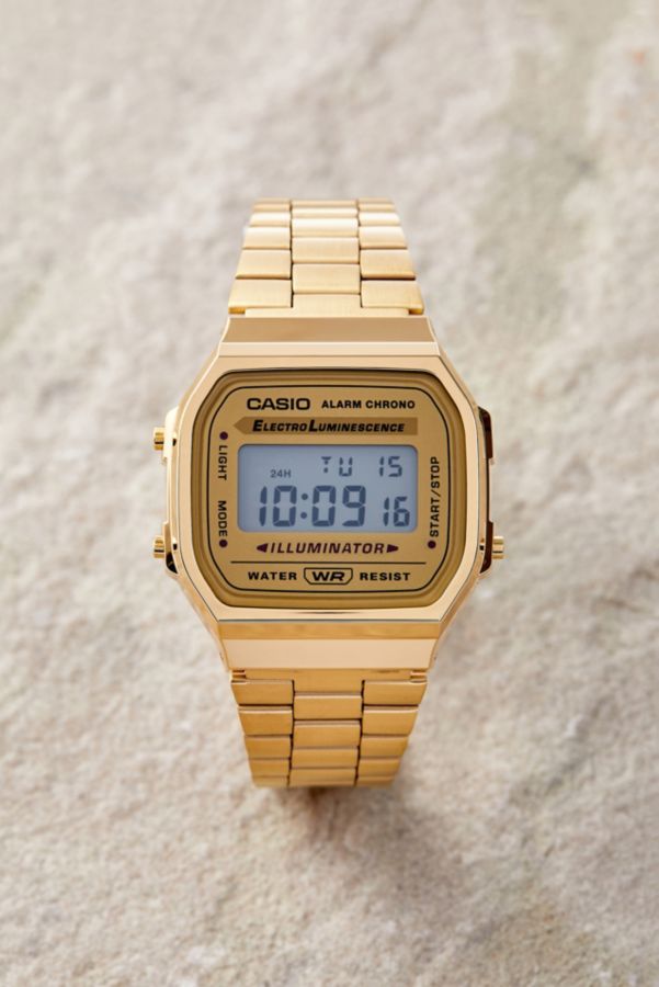 Slide View: 1: CASIO –Armbanduhr A168WG-9EF 