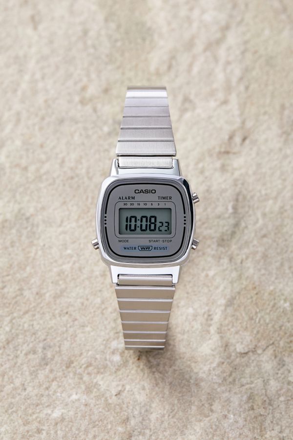 Slide View: 1: Casio – Armbanduhr „LA67OWEA-7EF“ in Silber