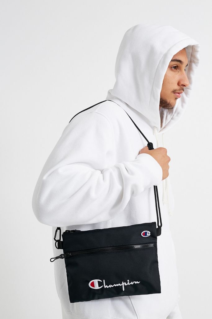 Champion Script Logo Shoulder Bag Urban Outfitters UK