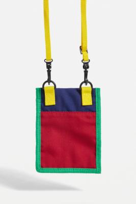 multi coloured bum bag