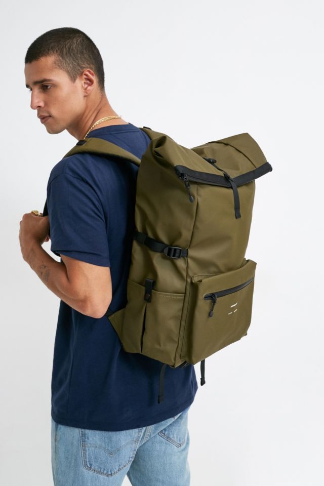 Sandqvist Ruben Olive Backpack | Urban Outfitters UK