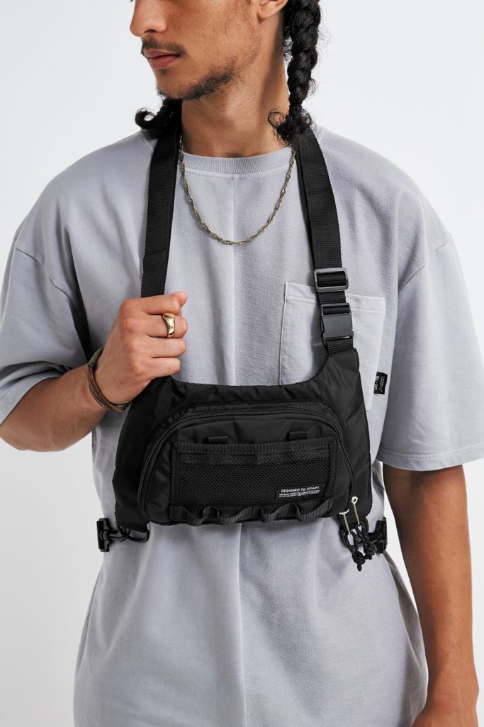 UO Black Chest Rig Pack | Urban Outfitters UK