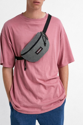 grey eastpak bum bag