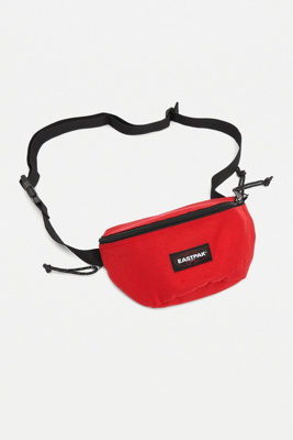 red eastpak bum bag