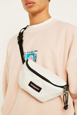 eastpak bum bag white