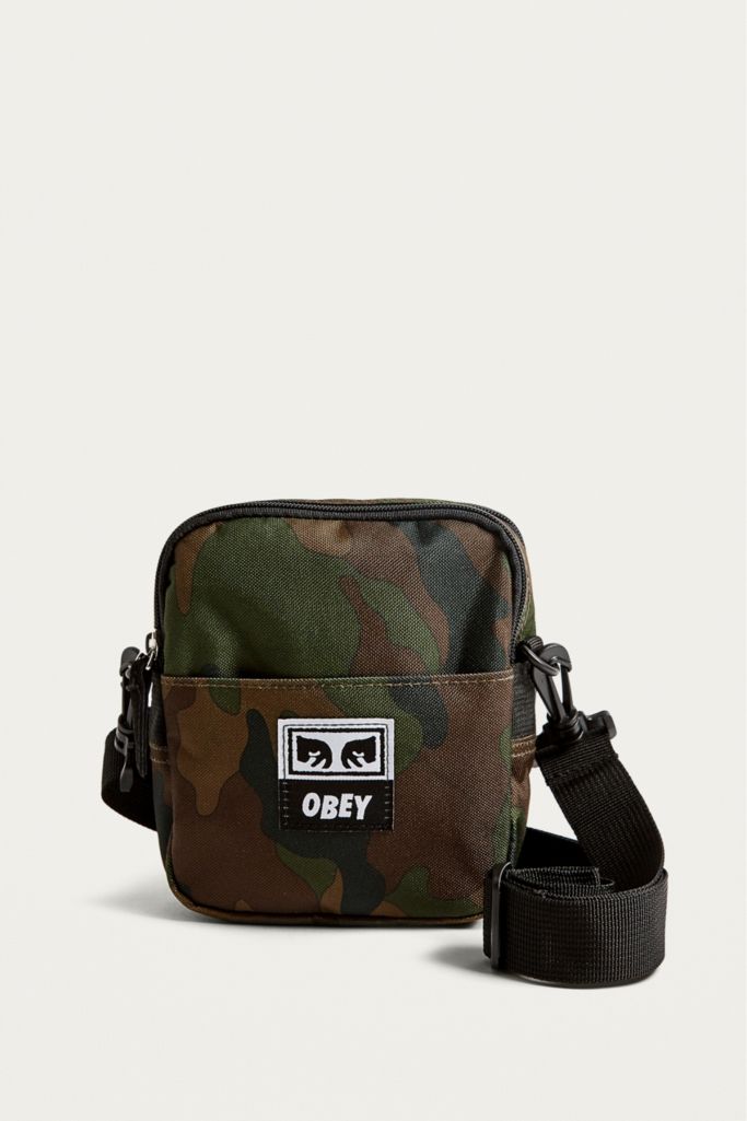 OBEY Dropout Traveller Camo Shoulder Bag | Urban Outfitters UK
