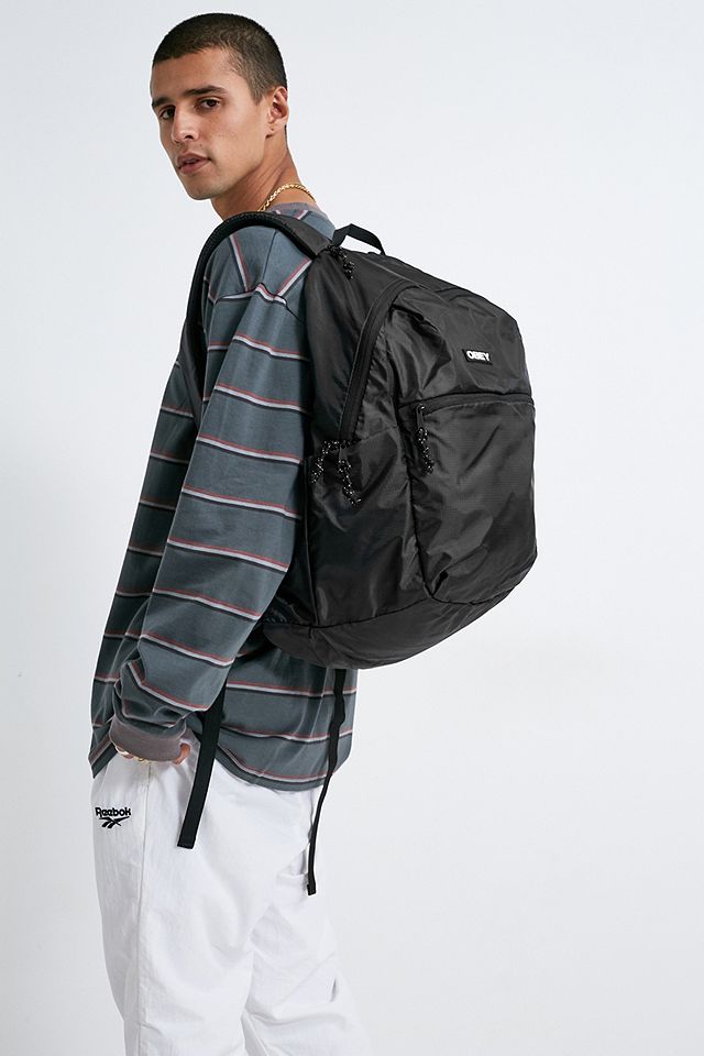 OBEY Commuter Black Day Pack Backpack | Urban Outfitters UK