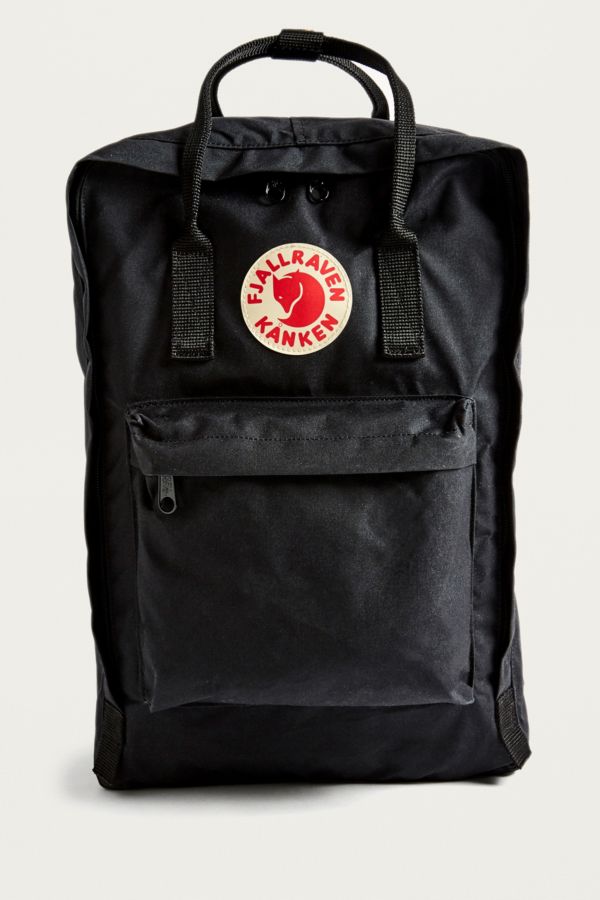 Fjallraven Kanken Big Black Backpack | Urban Outfitters UK