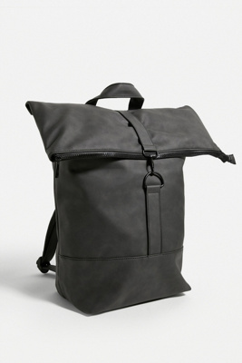 uo faux leather backpack