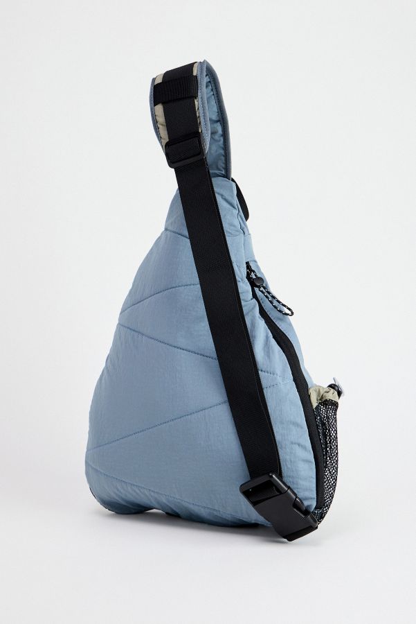 Slide View: 4: Ayker Blue Bungee Single-Strap Backpack