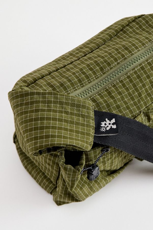 Slide View: 3: Ayker Green Check Sling Crossbody Bag