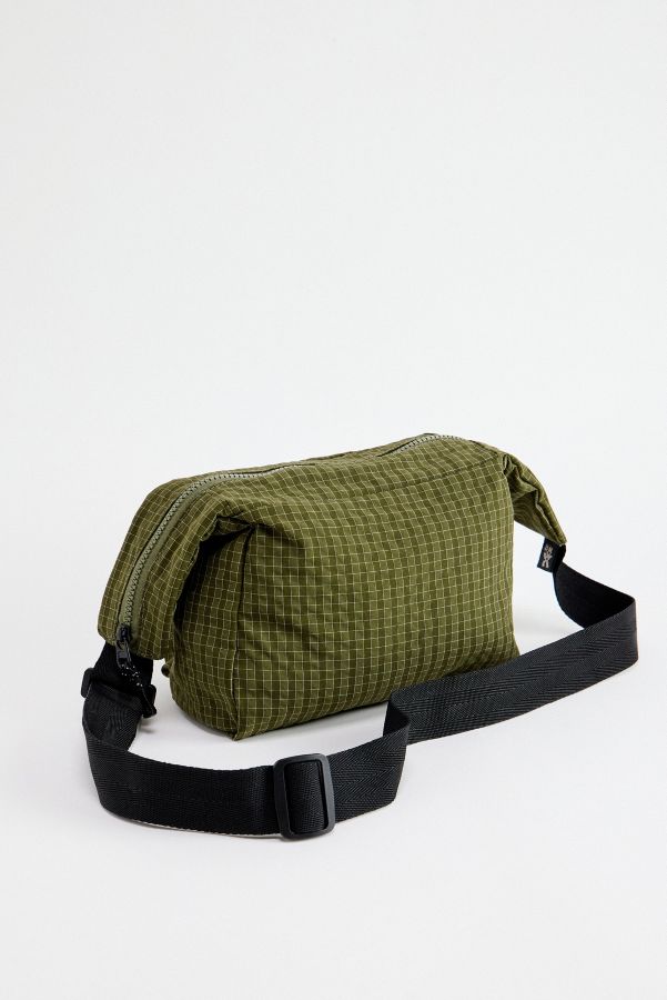 Slide View: 4: Ayker Green Check Sling Crossbody Bag