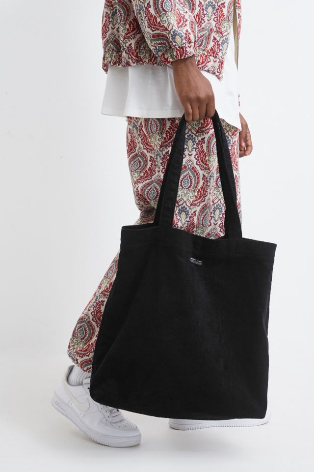 UO Black Corduroy Tote Bag | Urban Outfitters UK