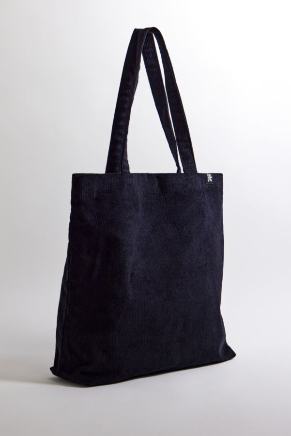 Slide View: 4: Ayker Gunmetal Corduroy Tote Bag