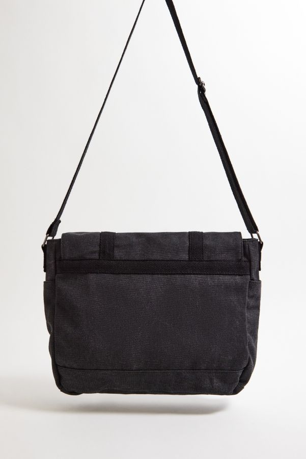 Slide View: 3: Sac Messager en Toile Noire BDG